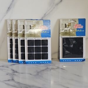 Black Self-Adhesive Felt Pads | Furniture Protectors (Set)